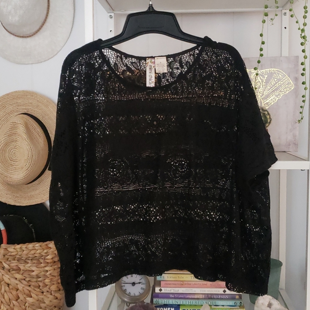 Lace Black Top